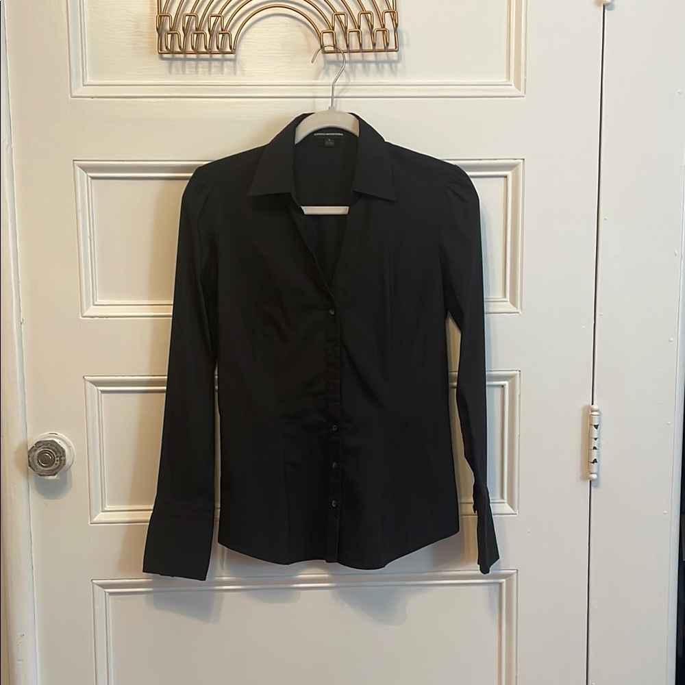 Black Button-Up Shirt